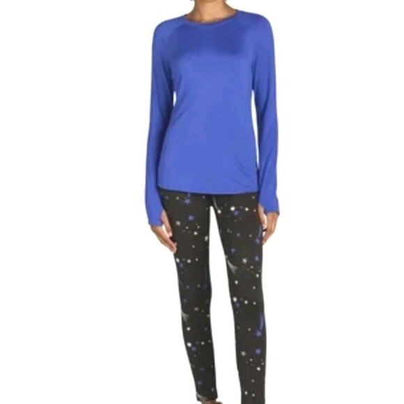 ClimateRight Cuddl Duds Base Layer Set Womens Sz Large Shirt Leggings Celestial - Picture 2 of 8